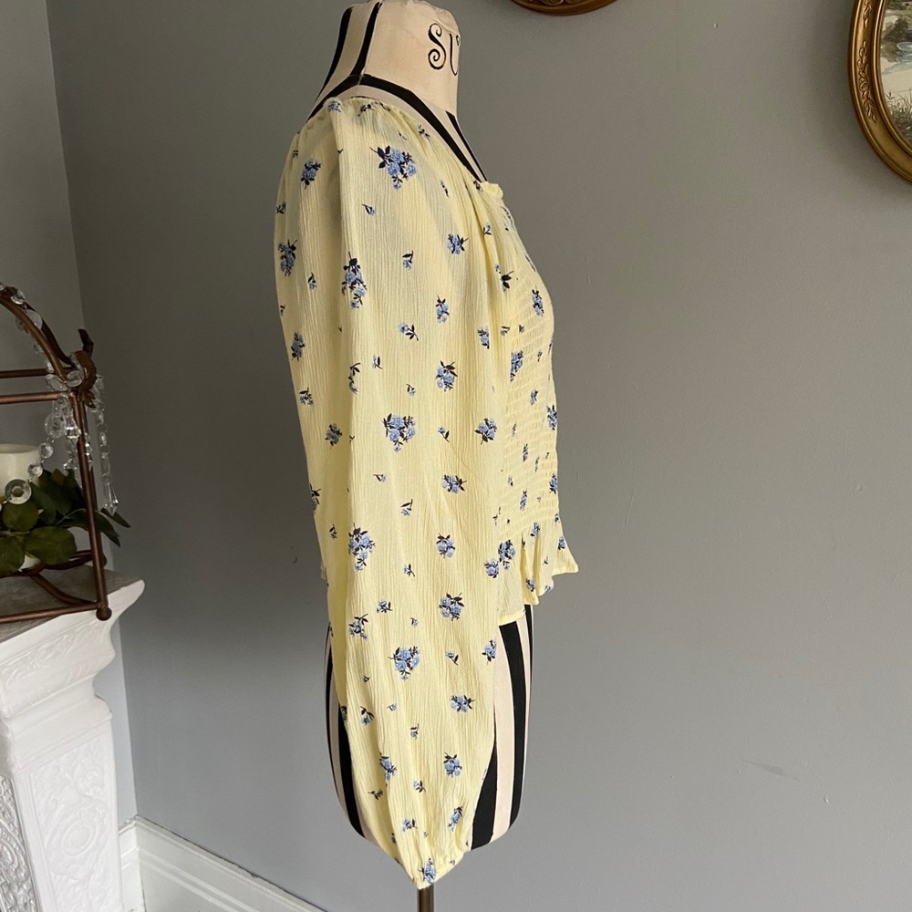 Arizona smocked cropped blouse - Picture 4 of 10